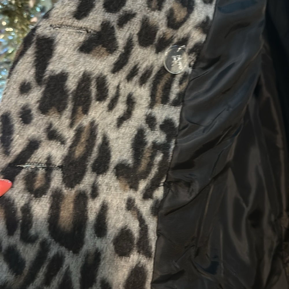 Bongo pea coat leopard vintage - Picture 5 of 7